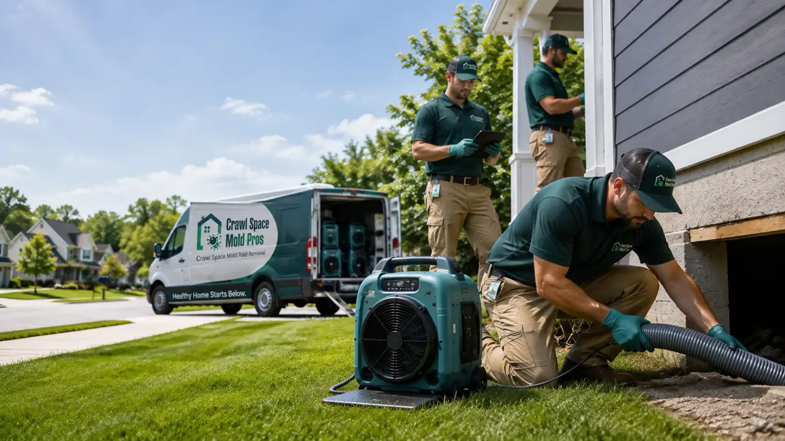 Crawl Space Mold Removal in Inverness, CA